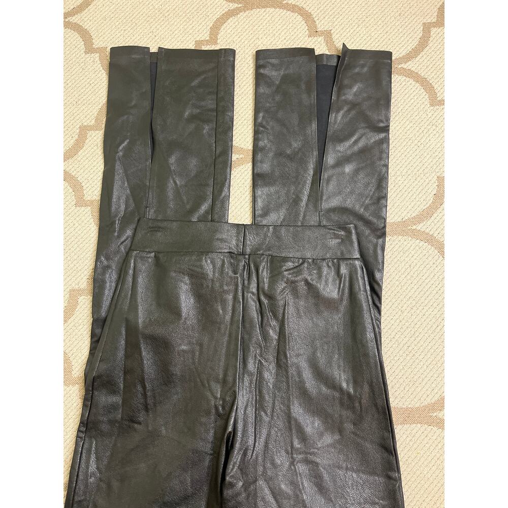 Commando Faux Leather Split Front Pull On Pants, … - image 8